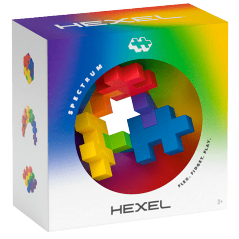 HEXEL Spectrum - rompecabezas flexible con piezas PLUS-PLUS