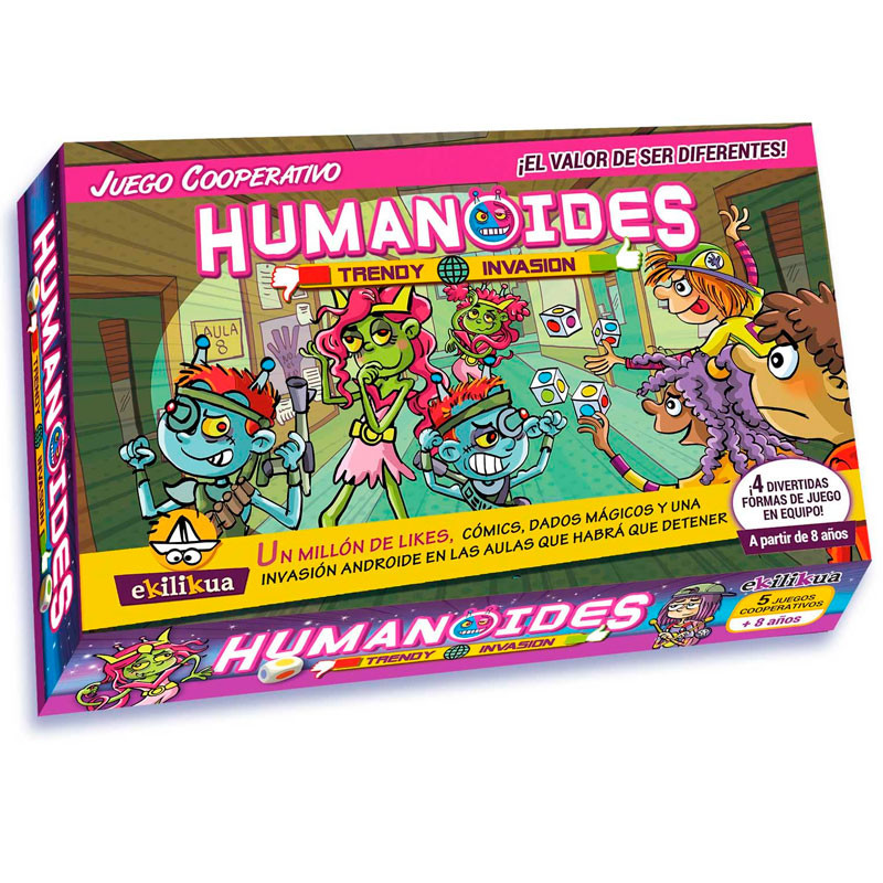 Humanoides Trendy Invasion - 4 juegos cooperativos