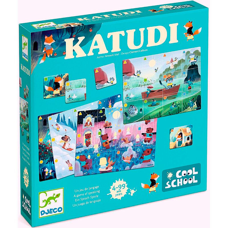 Katudi - Juego de lenguaje de la colección Cool School