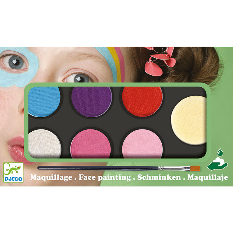 Estuche de Maquillaje Djeco - 6 colores (caja verde)