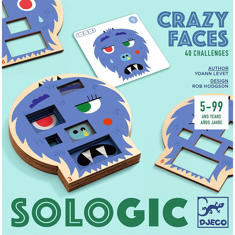 Crazy faces SOLOGIC - Joc de lògica per a 1 jugador