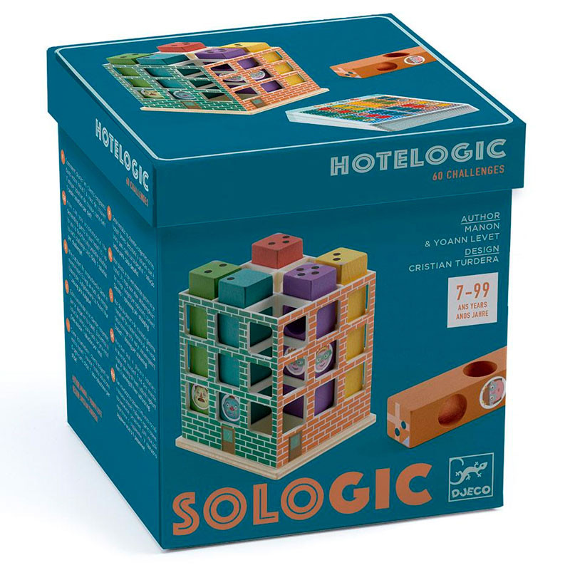 Hotelogic SOLOGIC - Juego de lógica y paciencia para 1 jugador