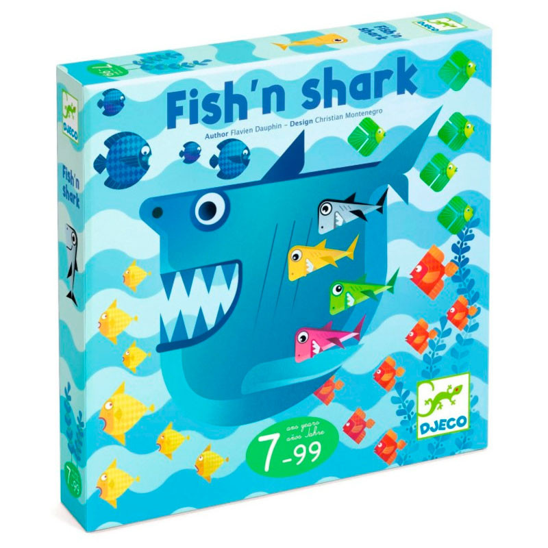 Fish'n Shark - juego de estrategia para 2-4 jugadores
