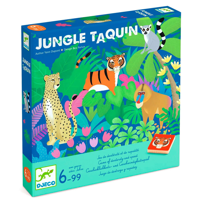 Jungle Taquin - Juego de destreza, rapidez y estrategia para 2 jugadores