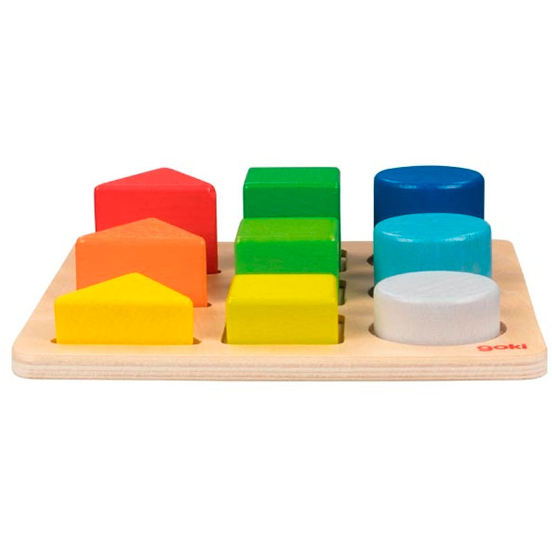 Mini tablero de formas y colores