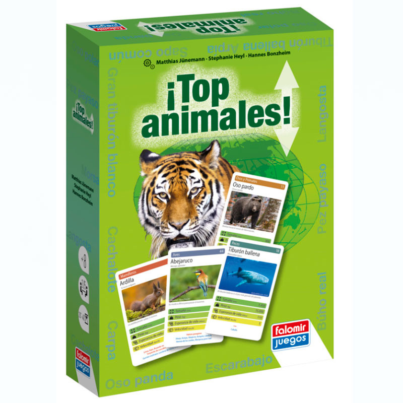 ¡Top Animales! - Juego de conocimientos de fauna para 2-5 jugadores