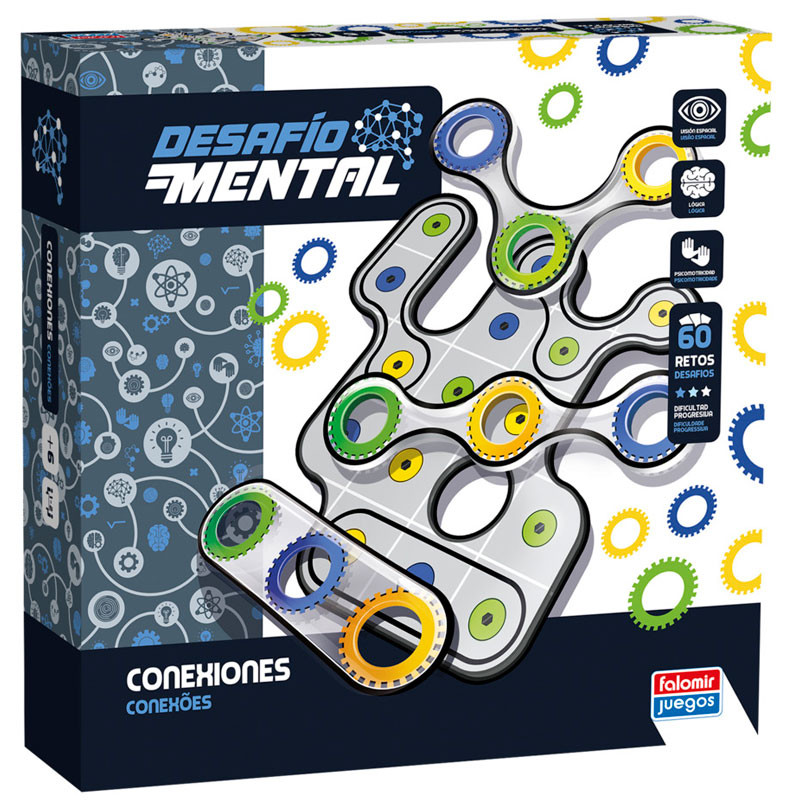 Desafío Mental CONEXIONES - juego de lógica para 1 jugador