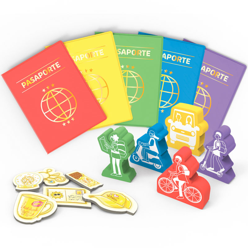 Word Traveler - juego cooperativo de lenguaje para 2-5 viajeros