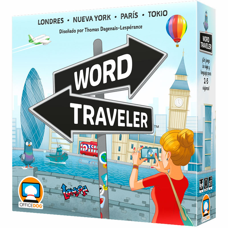 Word Traveler - joc cooperatiu de llenguatge per a 2-5 viatgers