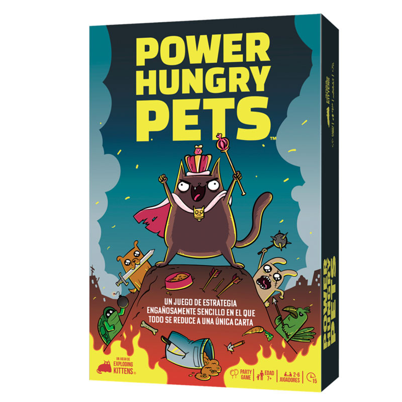 Power Hungry Pets - juego de cartas para 2-6 jugadores