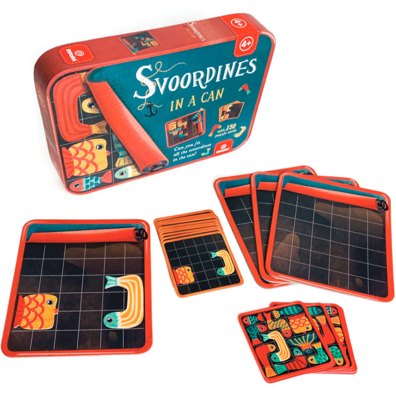 Svoordines in a can - Sardinas enlatadas - juego de lógica magnético
