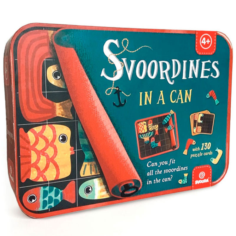 Svoordines in a can - Sardinas enlatadas - juego de lógica magnético