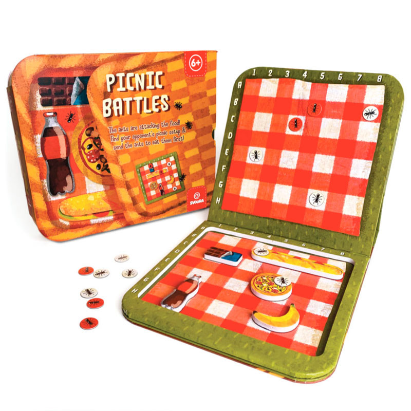 Pícnic Battles - joc magnètic d'estratègia per a 2 jugadors