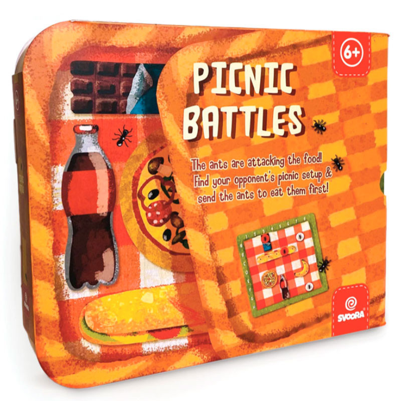 Picnic Battles - juego magnético de estrategia para 2 jugadores