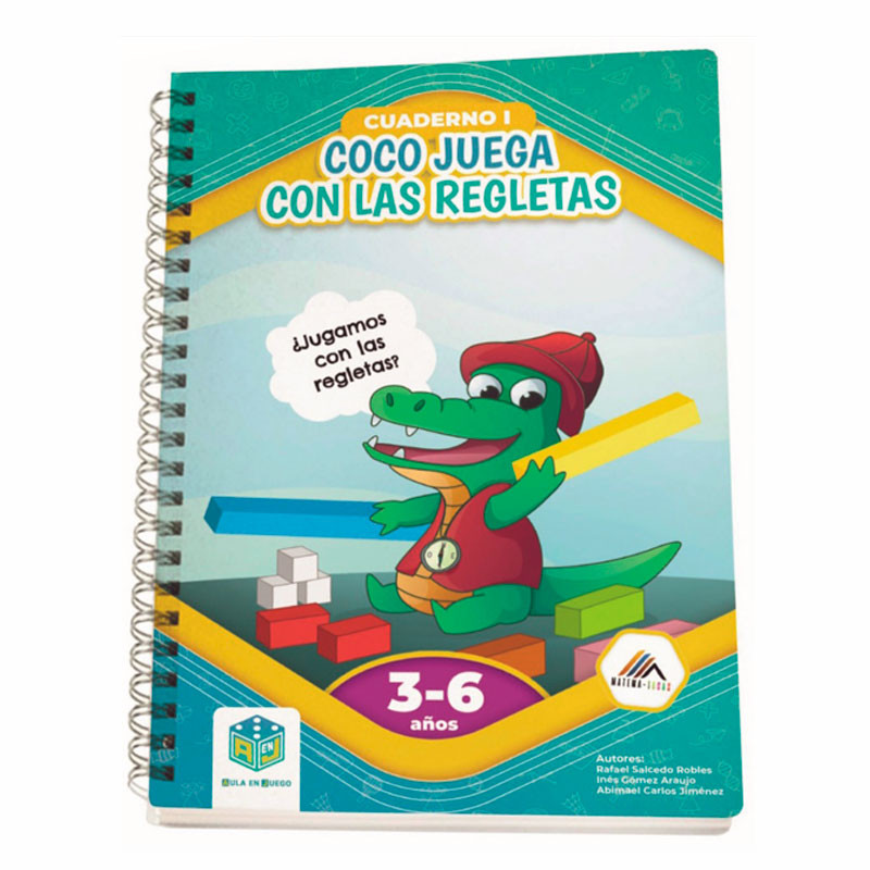 COCO Juga amb les REGLETES - Quadern amb activitats de 3 a 6 anys (vol.1)