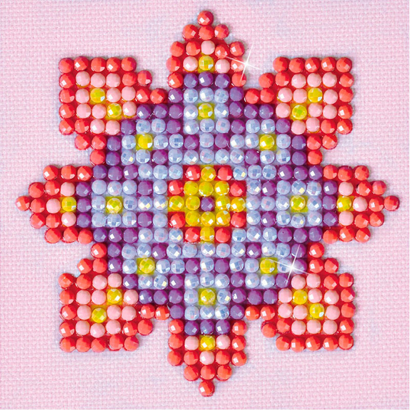 Kit de manualitats Pintar amb diamants - Flor Mandala 2