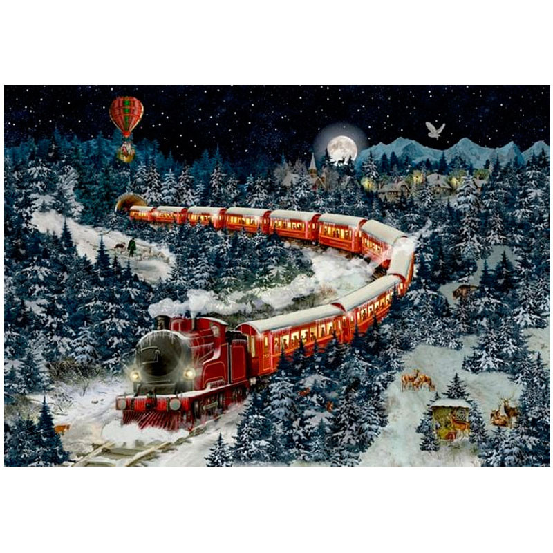 Calendario de Adviento The Christmas Express - Puzzle 1000 piezas