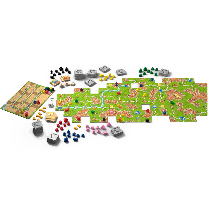 Carcassonne BIG BOX amb 11 expansions ed. 2022 - Joc de estratégia per a 6 jugadors