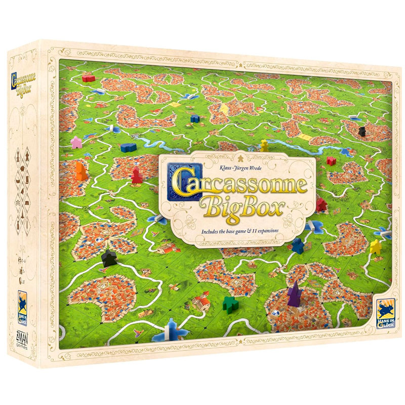 Carcassonne BIG BOX amb 11 expansions ed. 2022 - Joc de estratégia per a 6 jugadors