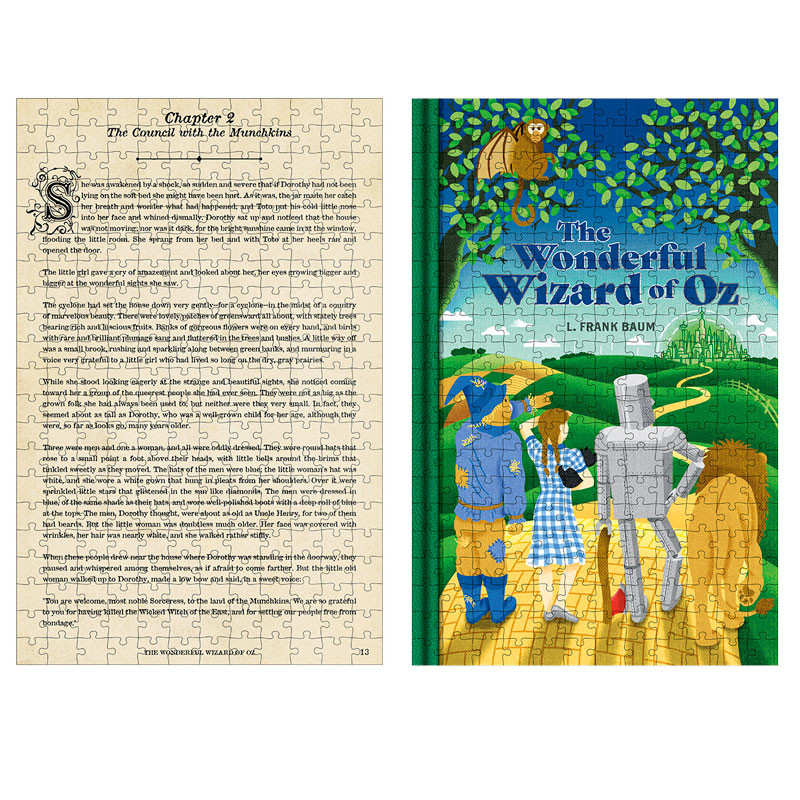 Puzle Llibre de 252 peces de doble cara - The Wonderful Wizard of Oz