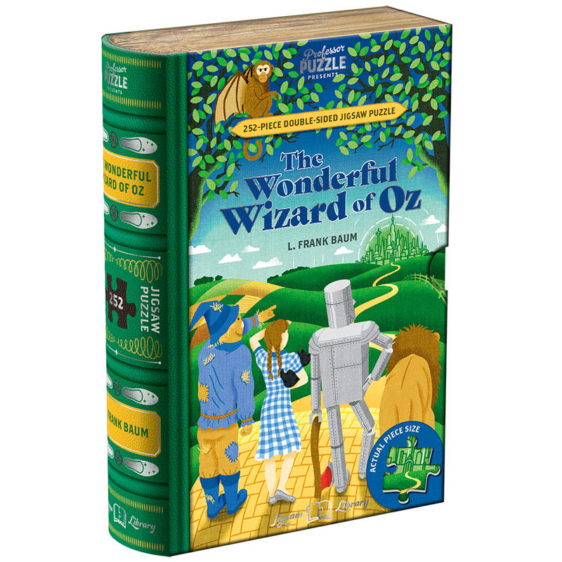 Puzzle libro de 252 piezas de doble cara - The Wonderful Wizard of Oz
