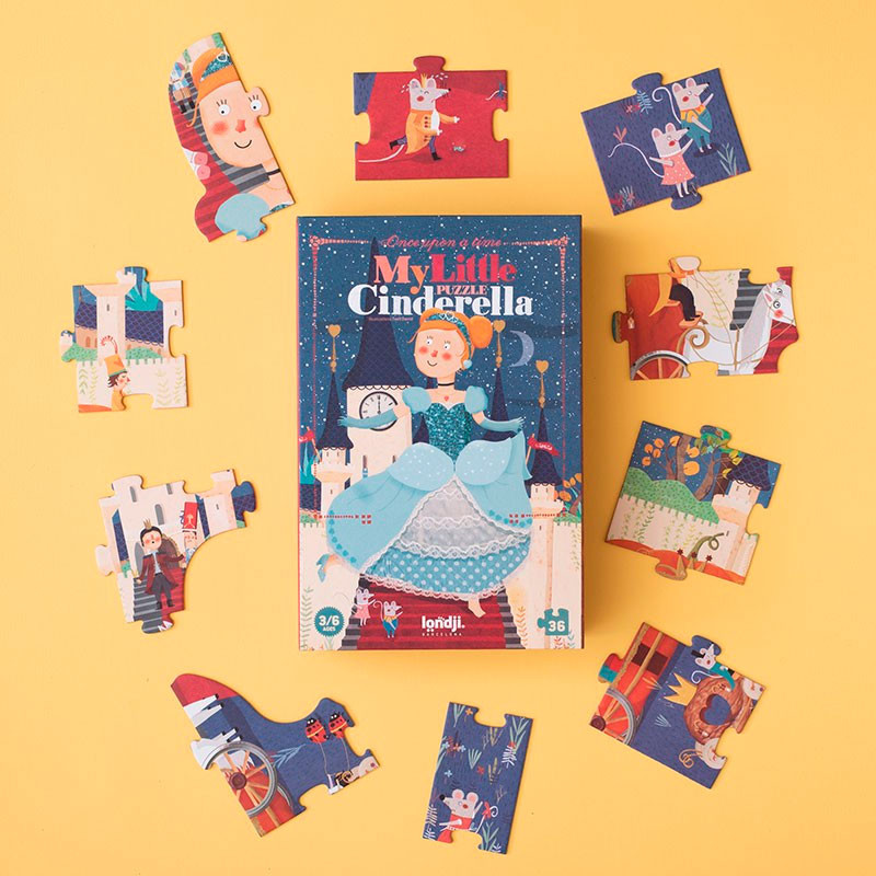 Once upon a time...My little Cinderella  - puzzle de 36 piezas