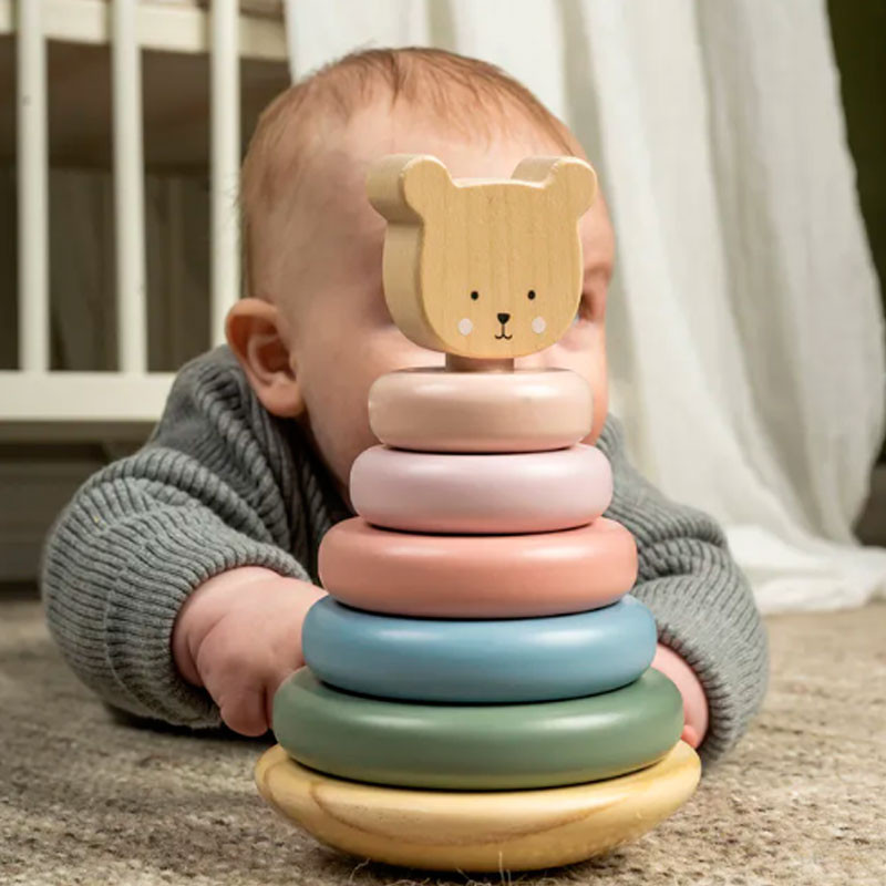 Caja Regalo Juega y Aprende - 5 juguetes de madera para bebés 6-12 meses