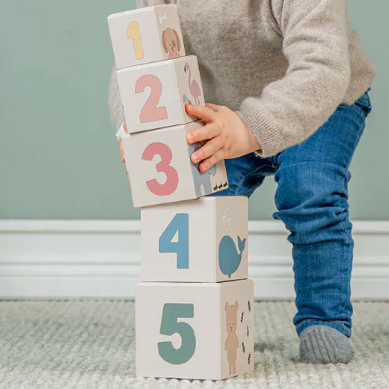 Caja Regalo Juega y Aprende - 4 juguetes de madera para bebés 12-18 meses