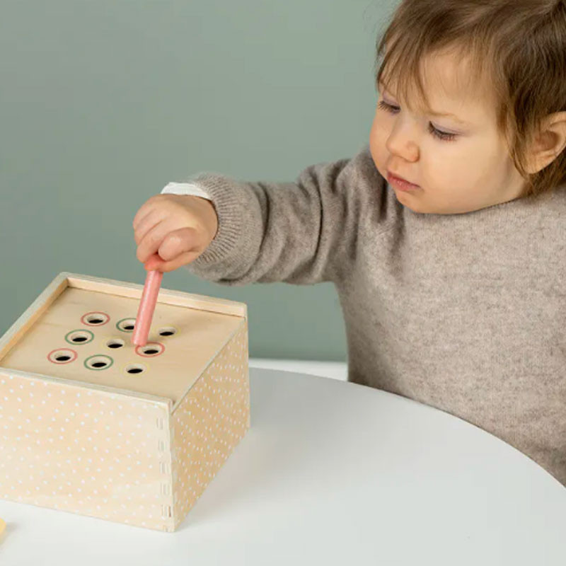 Caja Regalo Juega y Aprende - 4 juguetes de madera para bebés 12-18 meses