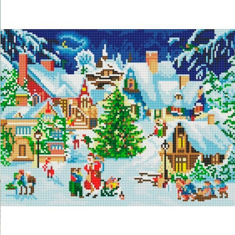 Calendari d'Advent Diamond Painting - In the winter Village