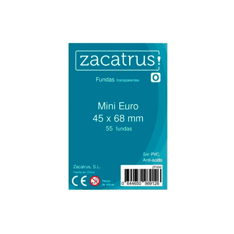 55 Fundas para cartas O - Mini EURO (45 x 68 mm)