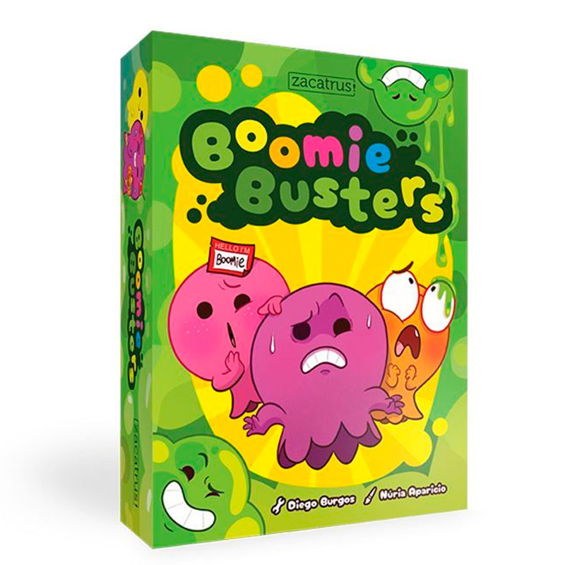 Boomie Busters - juego de cartas para 3-8 jugadores