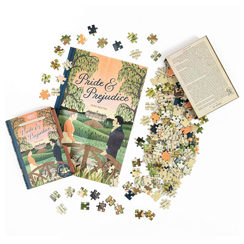 Puzzle libro de 252 piezas de doble cara - Pride & Perjudice