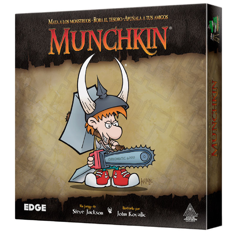 MUNCHKIN - Juego de cartas de estrategia divertido e irreverente para 3-6 jugadores