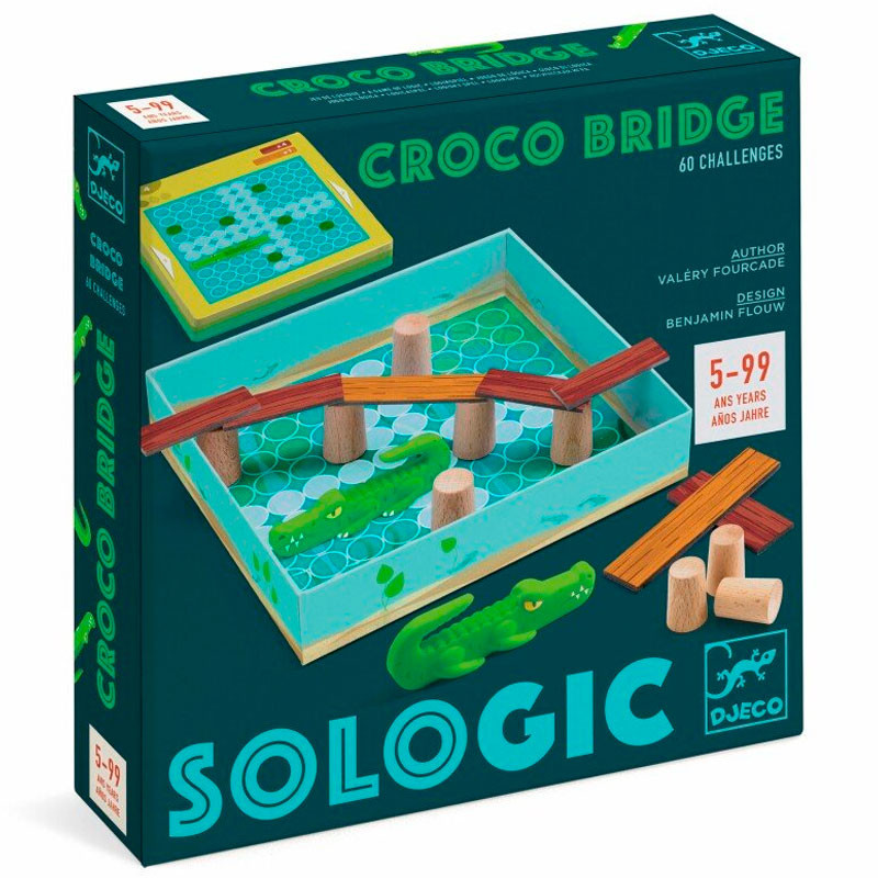 Croco Bridge SOLOGIC - Joc de lògica per a 1 jugador