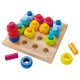 Juego para ensartar Roscas de colores
