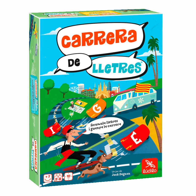 Carrera de Lletres CATALÀ - joc de vocabulari i paraules per a 2-8 jugadors