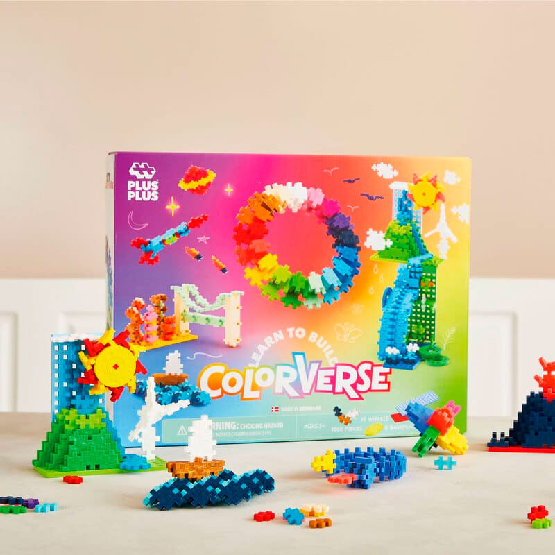 Plus-Plus Mini Learn to Build COLORVERSE 1000 peces - joguina de construcció