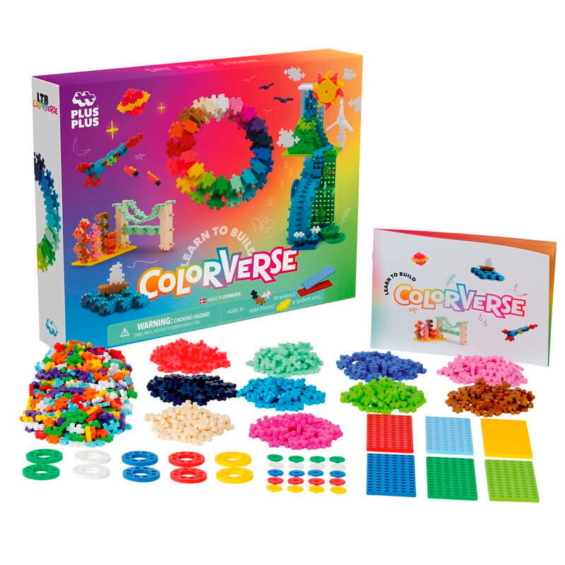 Plus-Plus Mini Learn to Build COLORVERSE 1000 peces - joguina de construcció