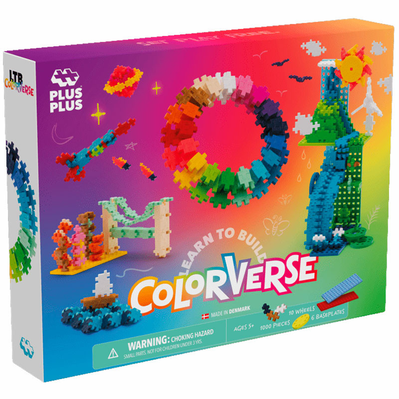 Plus-Plus Mini Learn to Build COLORVERSE 1000 peces - joguina de construcció