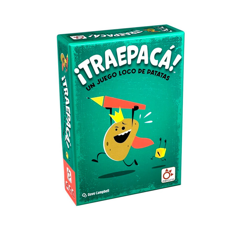 Traepacá! - un boig joc de taula per a 3-8 jugadors