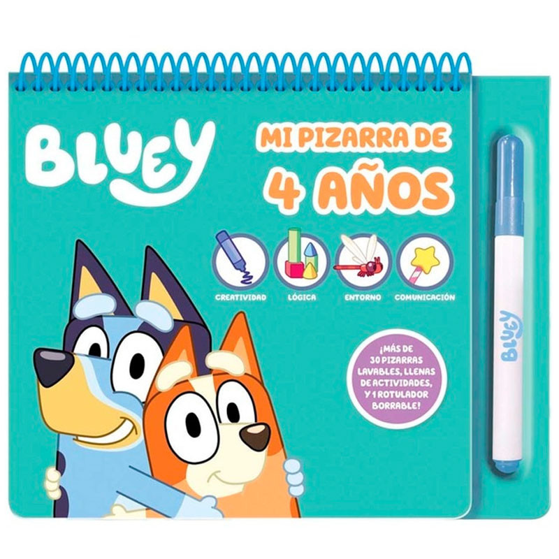 La meva Pissarra de 4 anys - Activitats amb Bluey