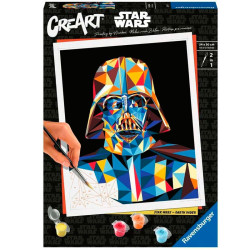 Kit para pintar por números CreArt - STAR WARS Darth Vader