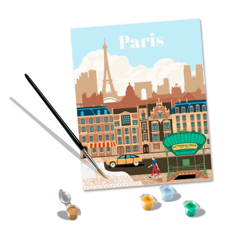 Kit para pintar por números CreArt - PARIS