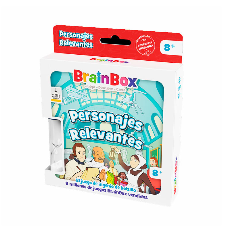 BrainBox POCKET Personatges Rellevants - Joc de memòria i preguntes ràpides