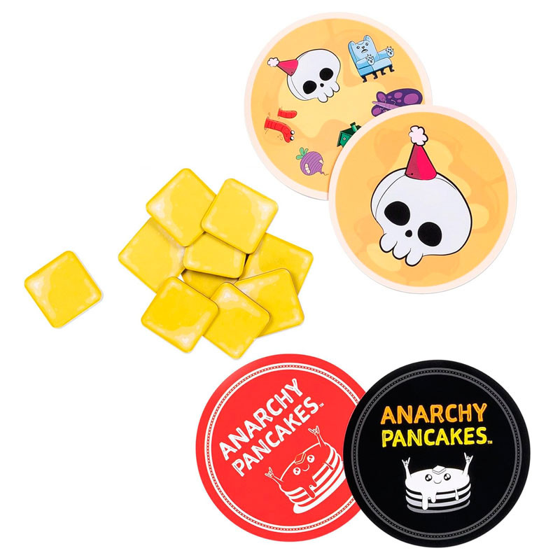 Dobble Anarchy Pancakes - caótico juego de cartas para 2-6 jugadores