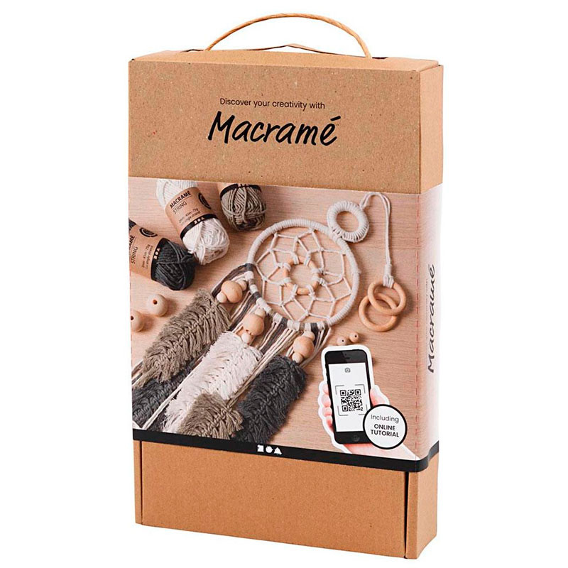 Set Aprèn MACRAMÉ - Tècniques bàsiques per a construir un Atrapasomnis