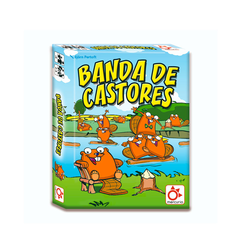 Banda de Castors - joc de cartes infantil per a 2-6 jugadors