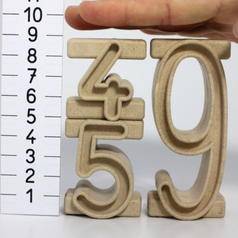 Tower Numbers - 34 Números Apilables de madera reciclada RE-Wood