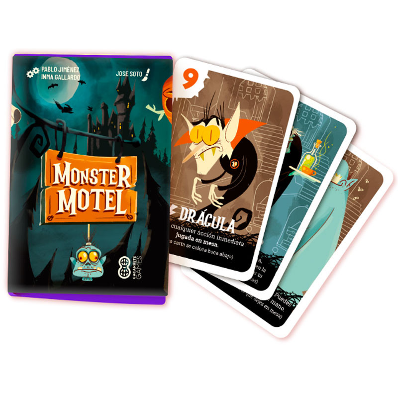 Monster Motel - Joc de cartes de viatge per a 3-6 jugadors